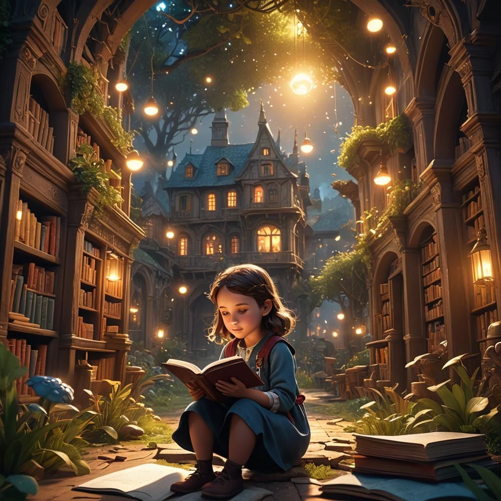 Enchanted Children's Book Illuminates a Girl's Imagination