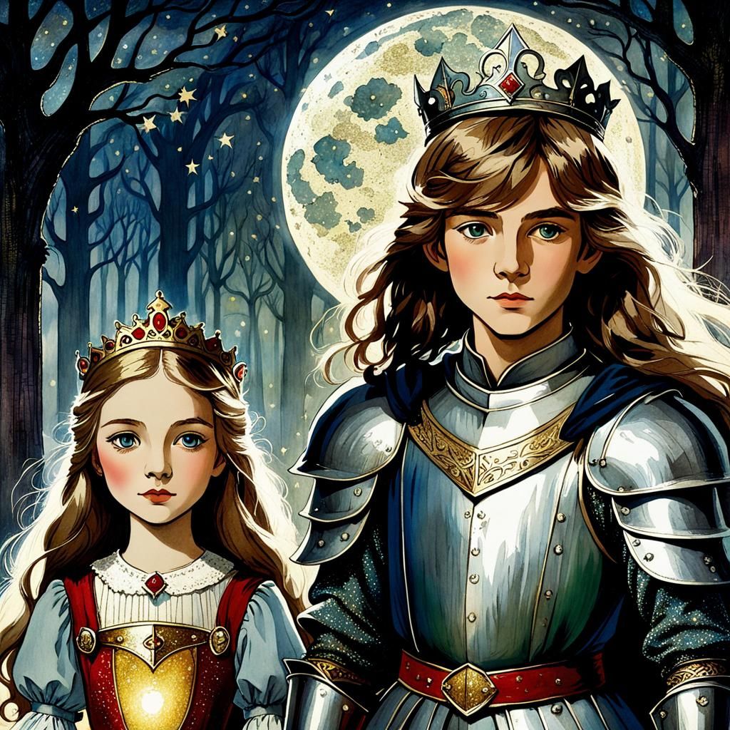 Children's Fairytale Costumes in Art Nouveau Style