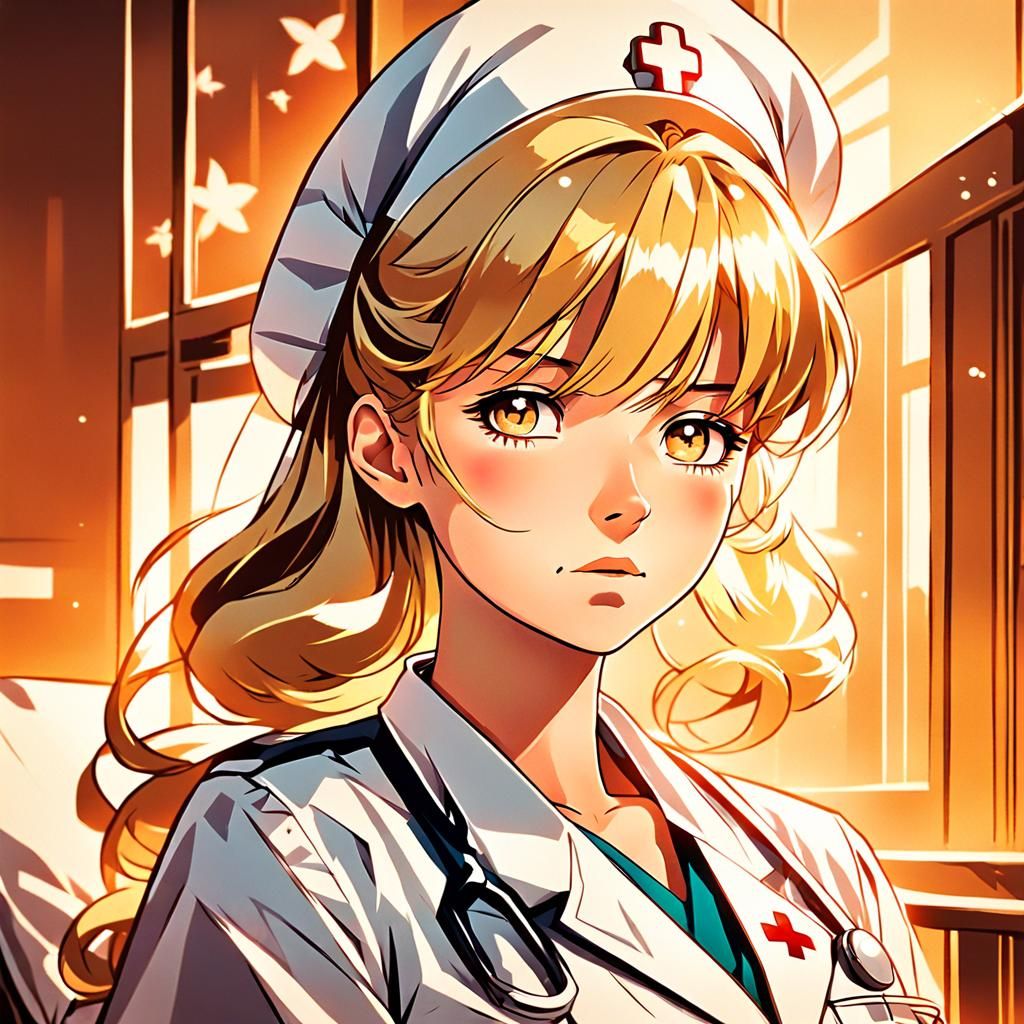 Blonde nurse