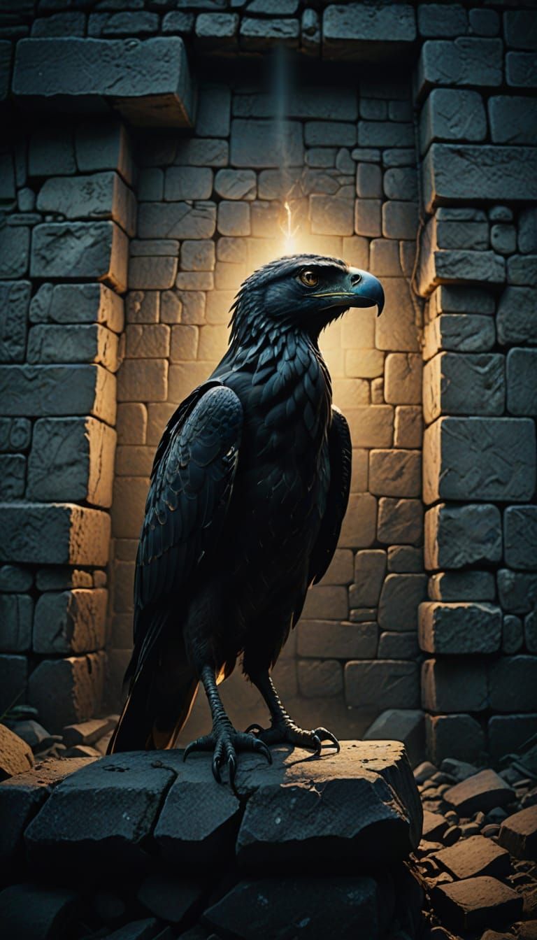 Ethereal Ancient Power Unveiled in Mysterious Stone Vignette