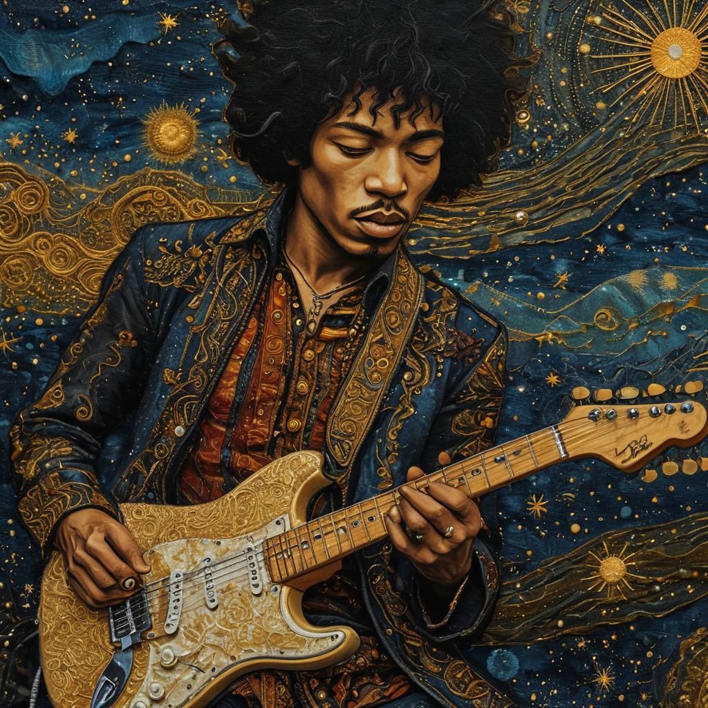 Jimi Hendrix portrait