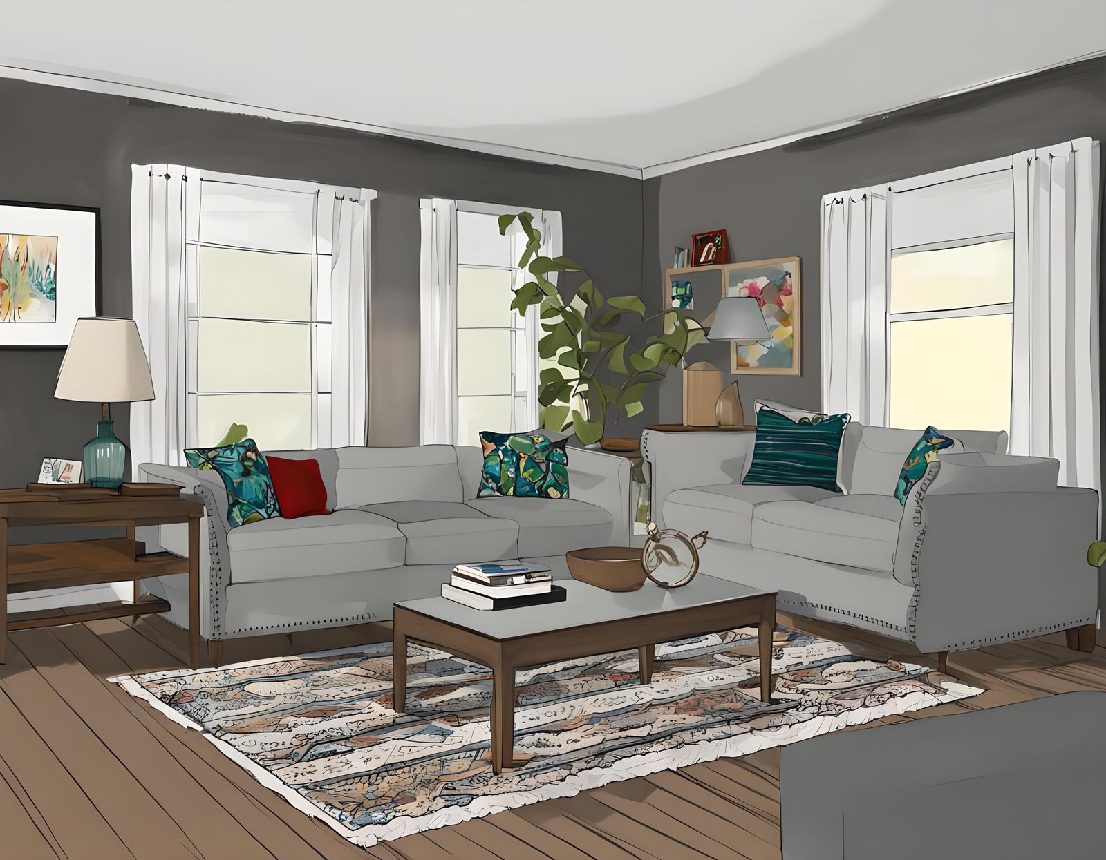 Inviting Living Room Interior Design