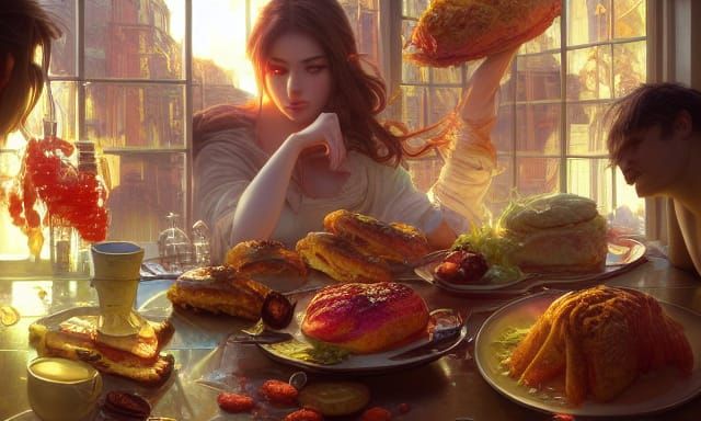 Hyperdetailed 30K Calorie Cheat Day Feast