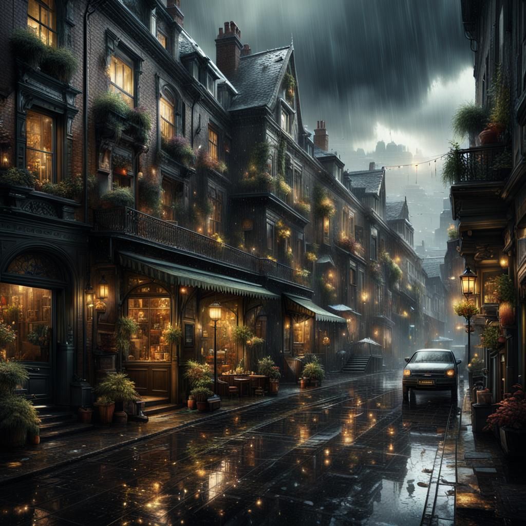 Rainy September Day: Epic Digital Matte Painting