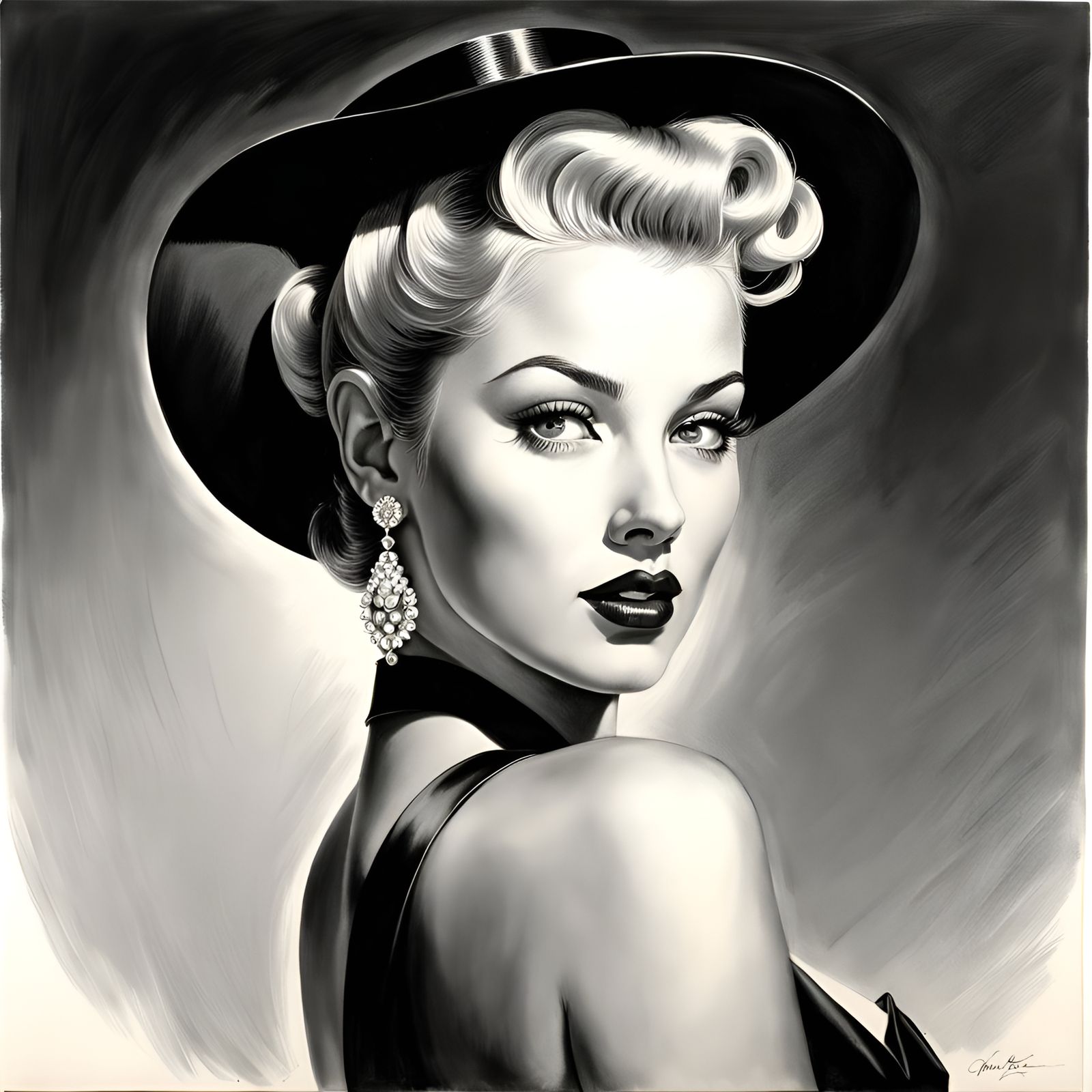 Hyper-Realistic Pencil Portrait in Pop Art Style