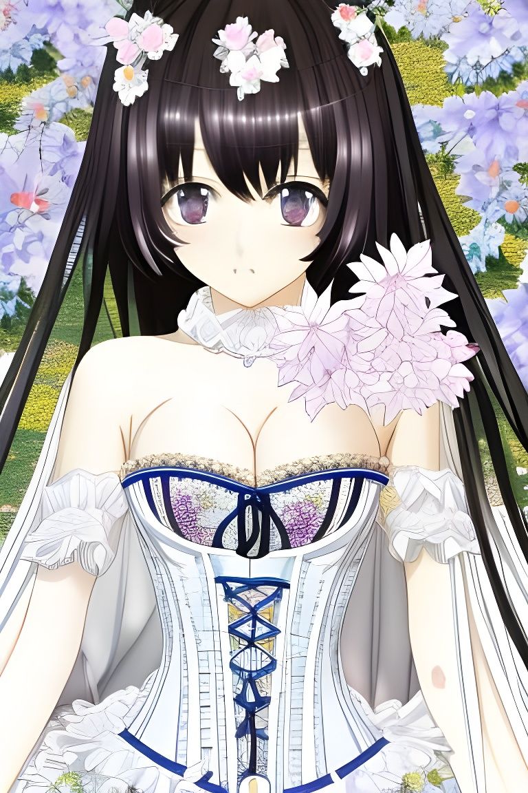 Anime Flower Girl