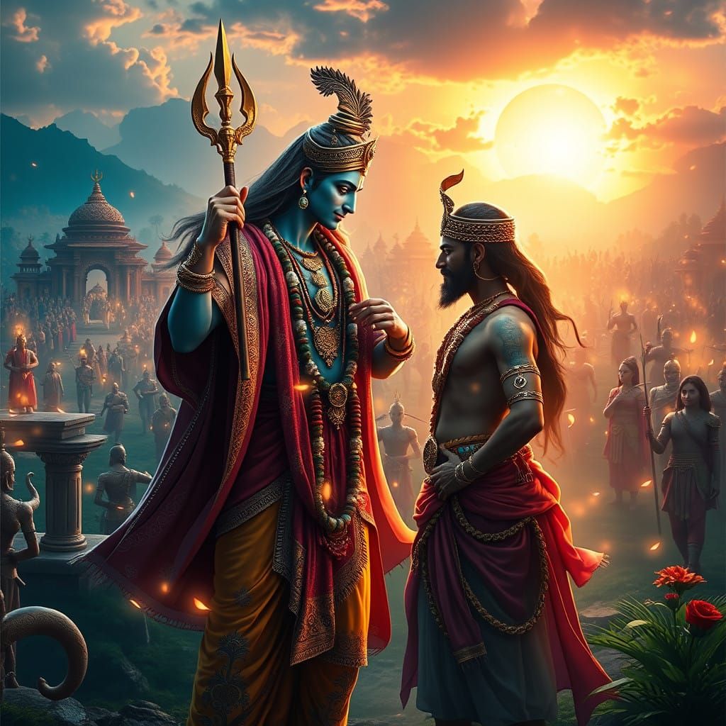 Krishna's Wisdom on the Kurukshetra Battlefield