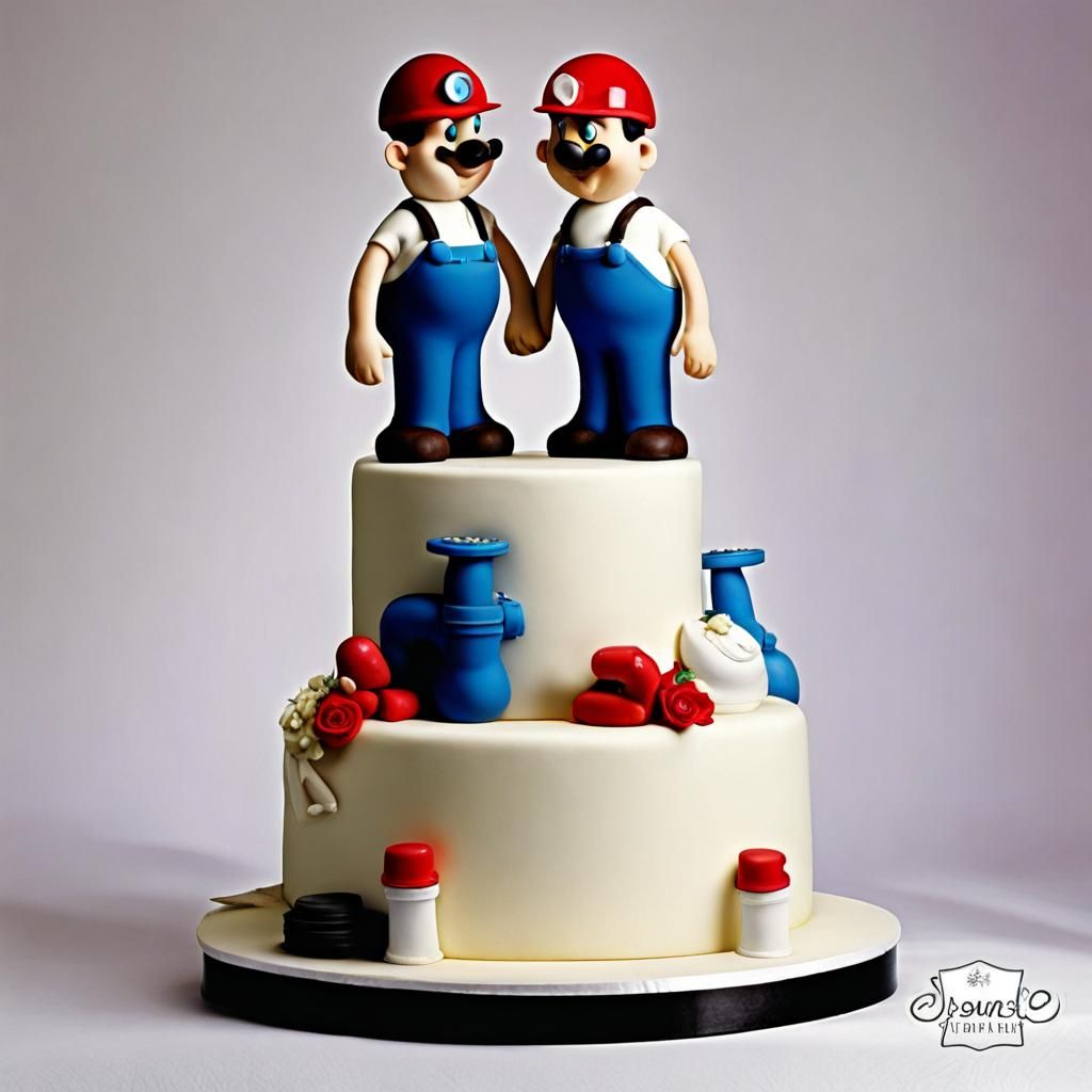 Plumbers Wedding Cake: A Creative Celebration