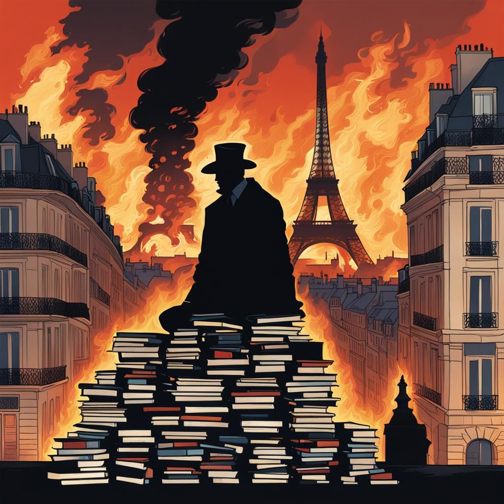 Books Ablaze: Paris in Flames