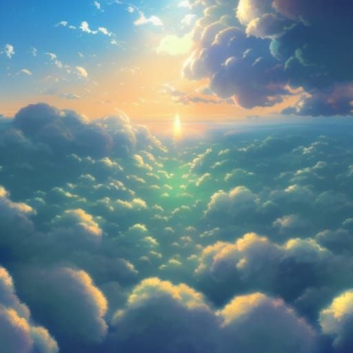 God in Heaven: Studio Ghibli Anime Key Visual