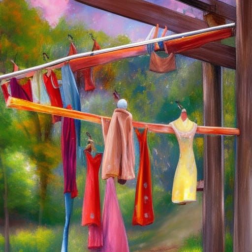 Whimsical Clothesline