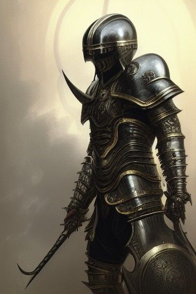 Bull Ant Warrior in Hyperrealistic Horror Art Style