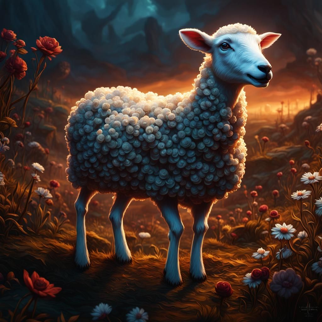 Mary had a little lamb,
Its fleece was white as snow.
But one day Mary lost her lamb,
In a field that didn't glow