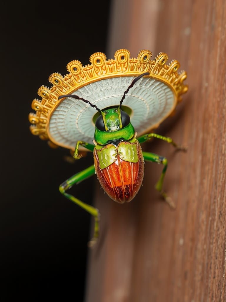 A Bug Proudly Wearing a Sombrero