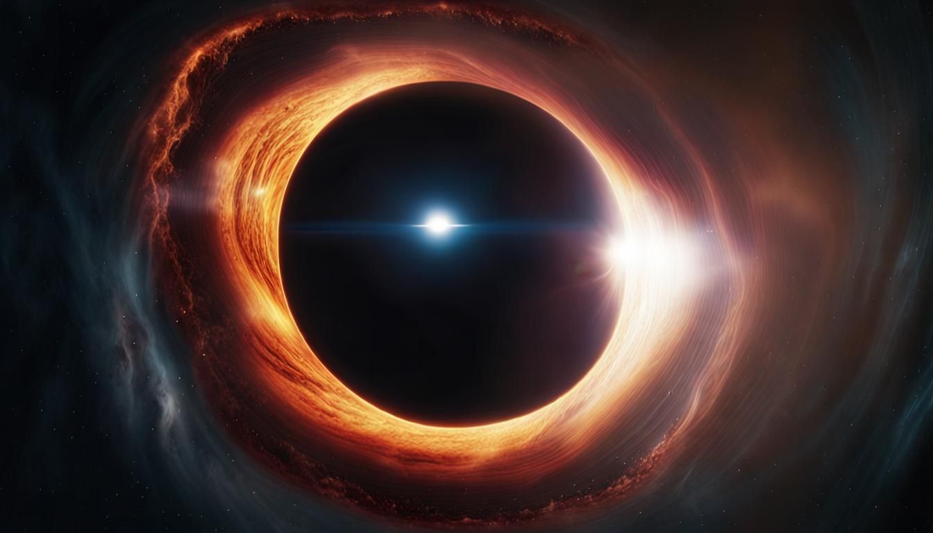 Ton 618 compared to our Solar system