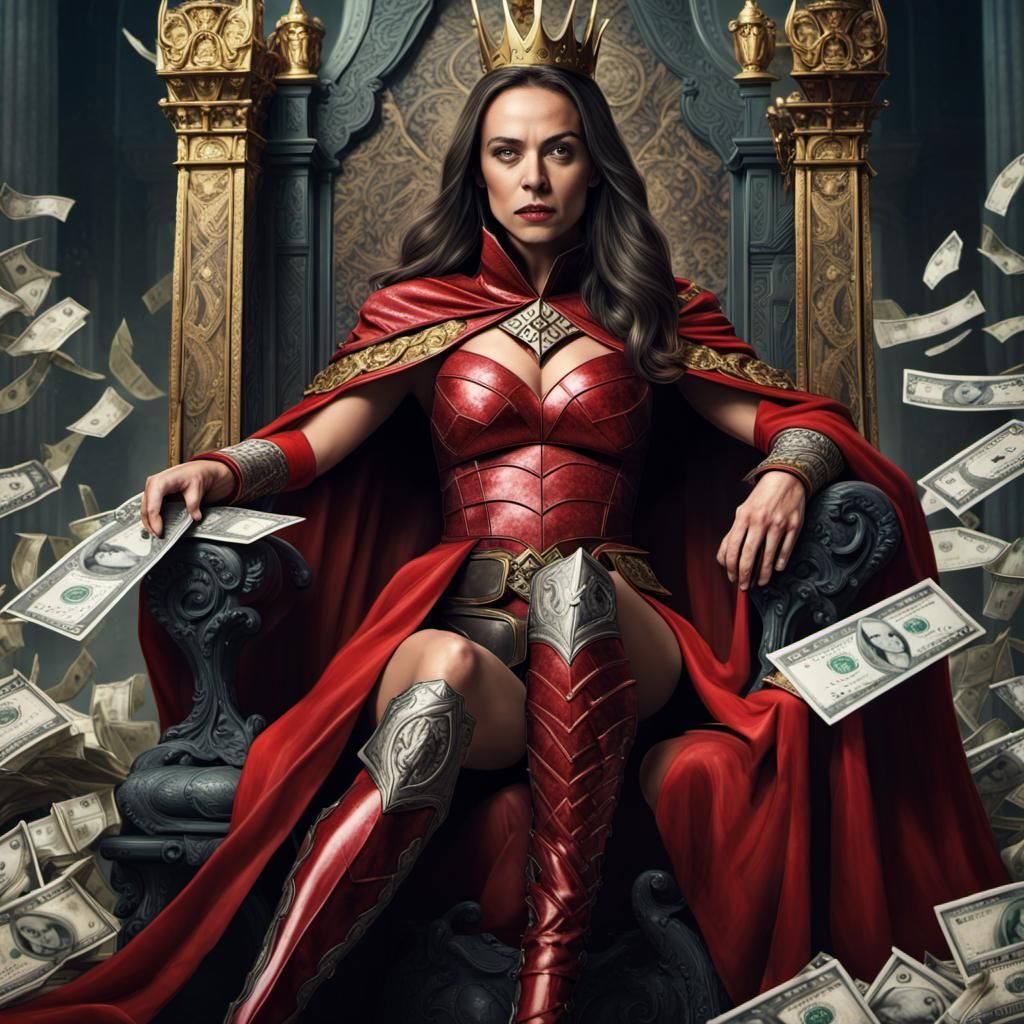 Talia Al Ghul, Demon Queen, on Throne