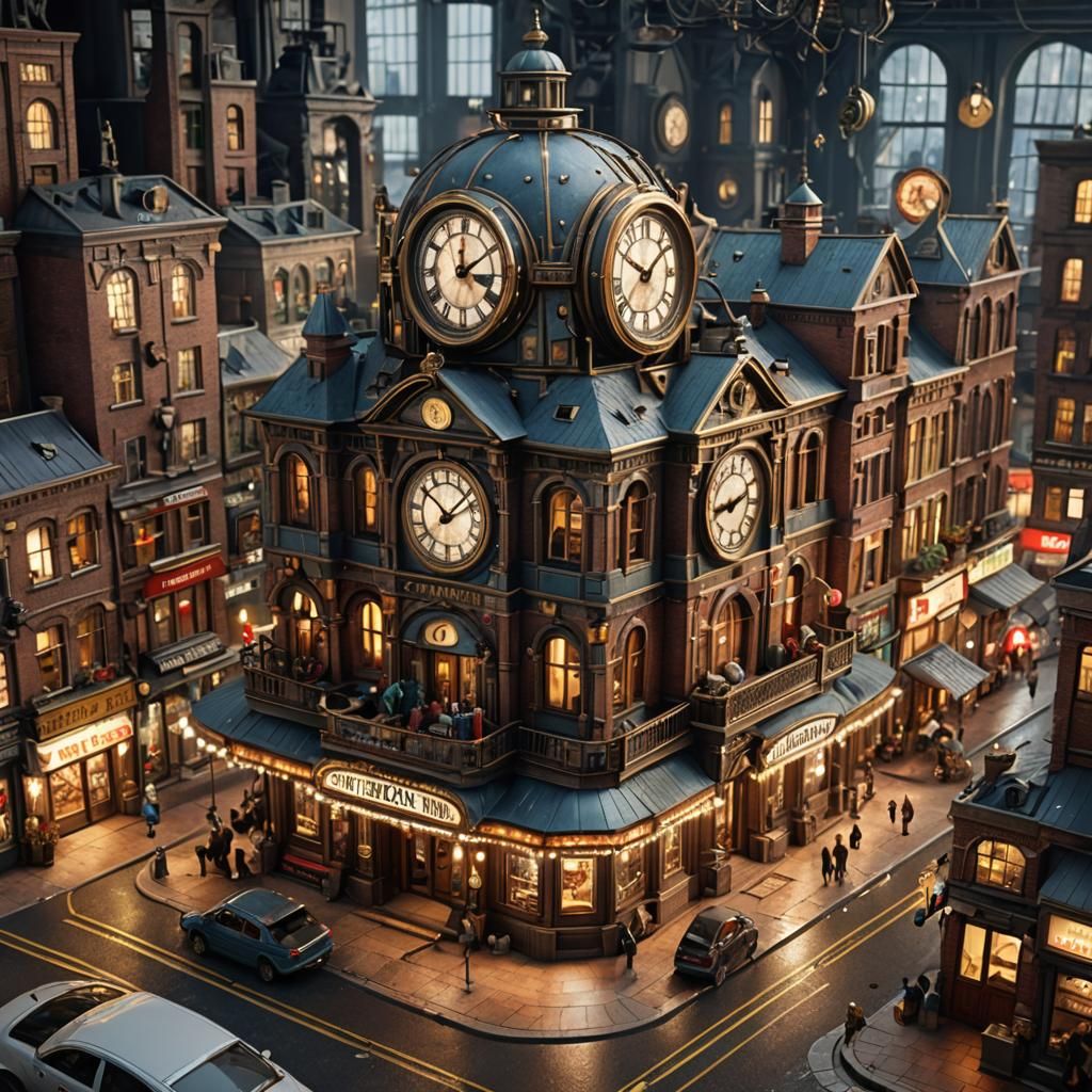 Luminous Clockwork Metropolis