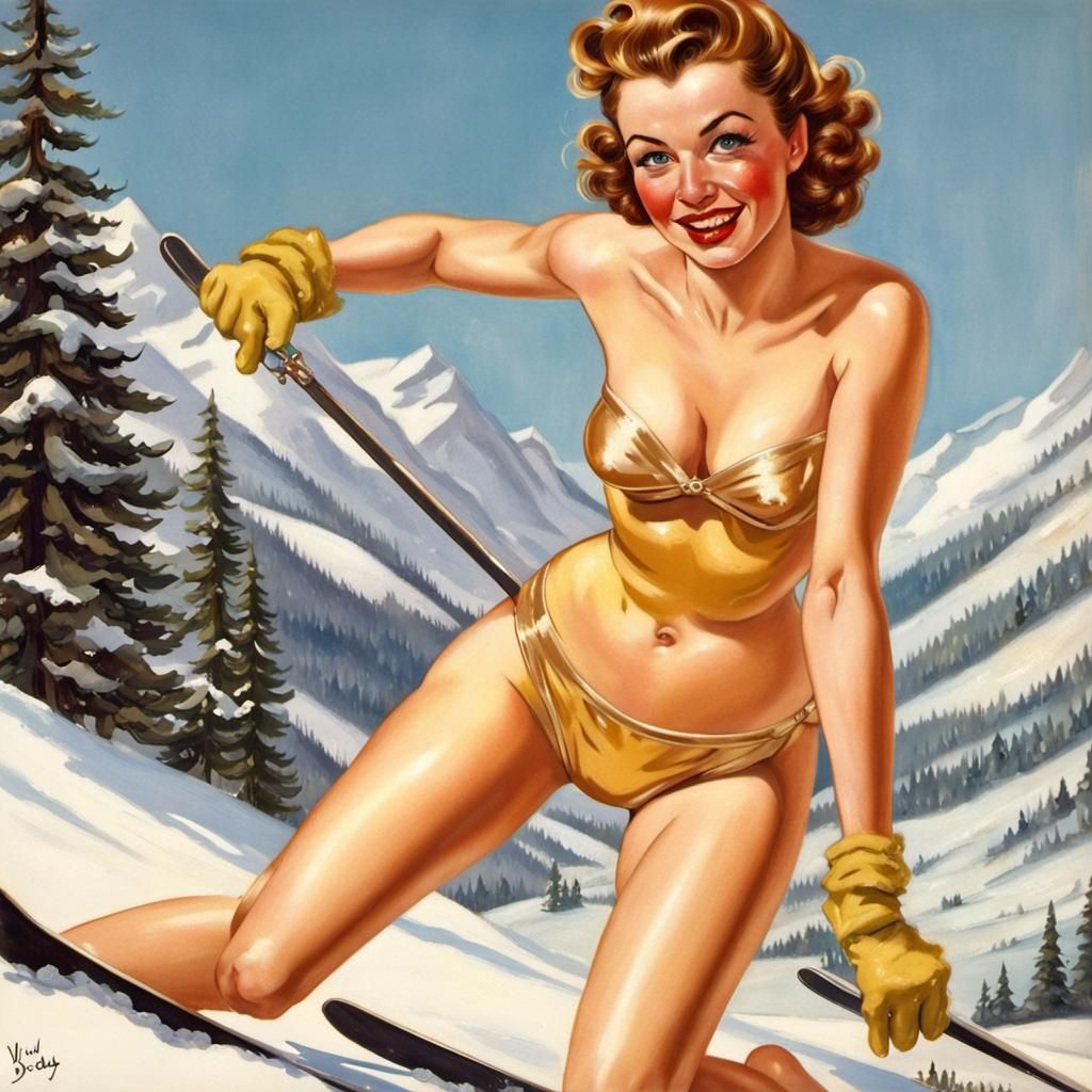 Skiing is not so easy