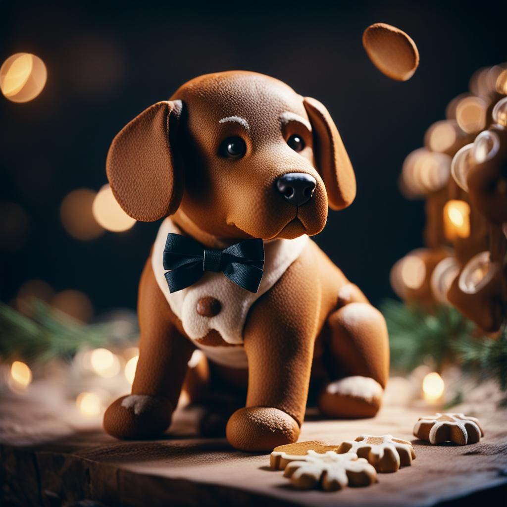 Gingerbread dog
