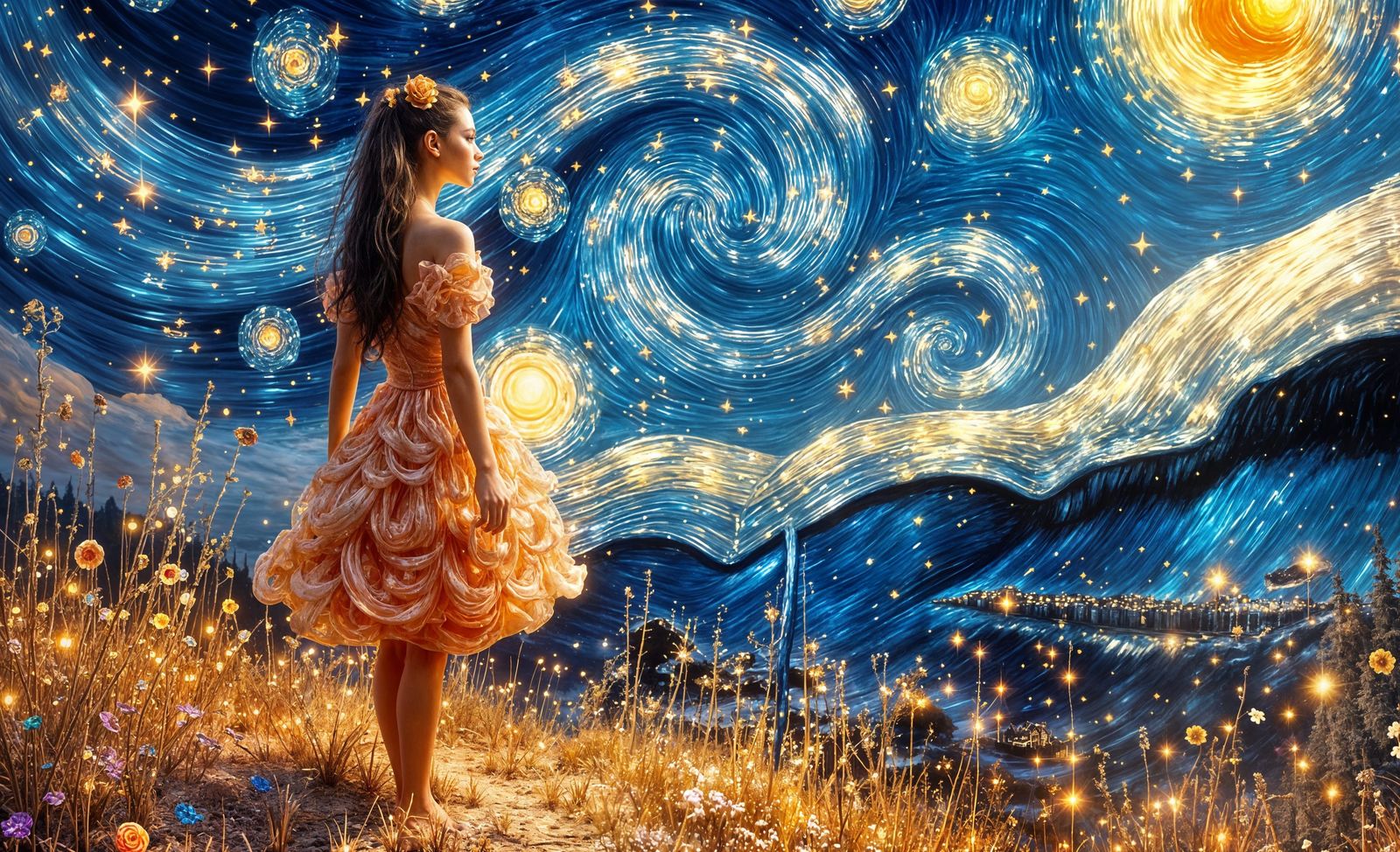 A Glimpse Into the Starry Night