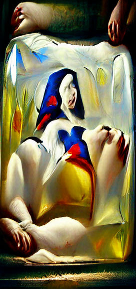 Gothic Snow White Portrait in Dark Style