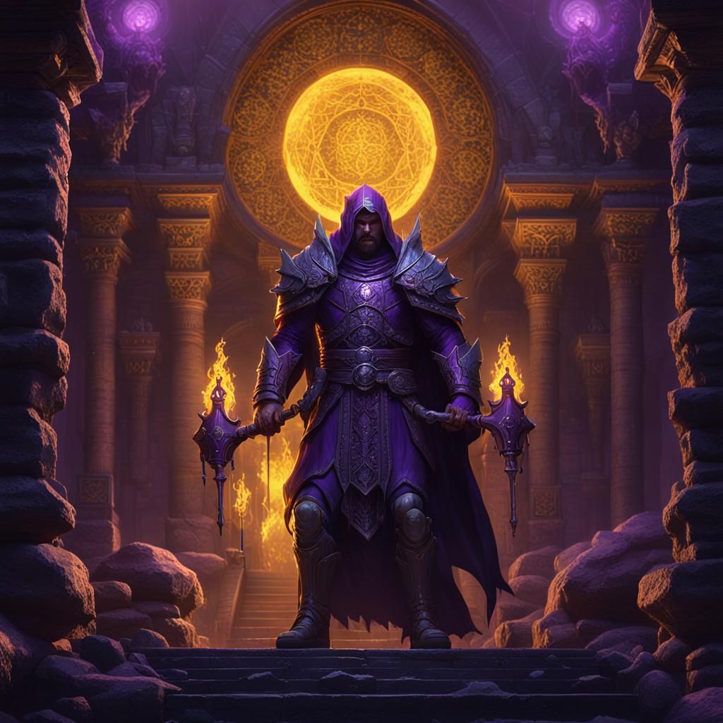 Underworld Soul Defender: Dark Fantasy Concept Art