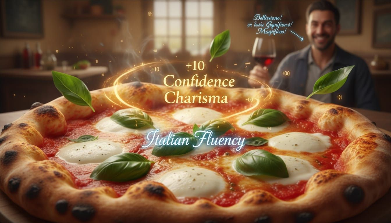 Legendary Italian Pizza with Ethereal Charisma