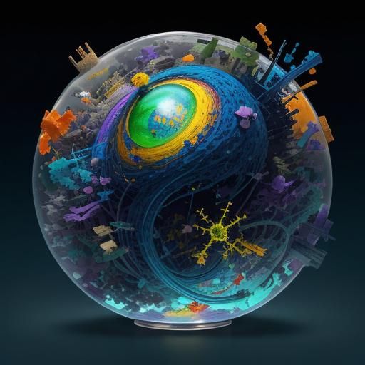 Product Concept Art in Vibrant Digital Painting Style