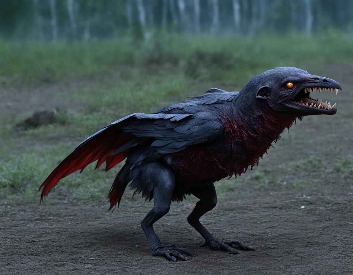 The Mythical Bird-like Wakwak Creature