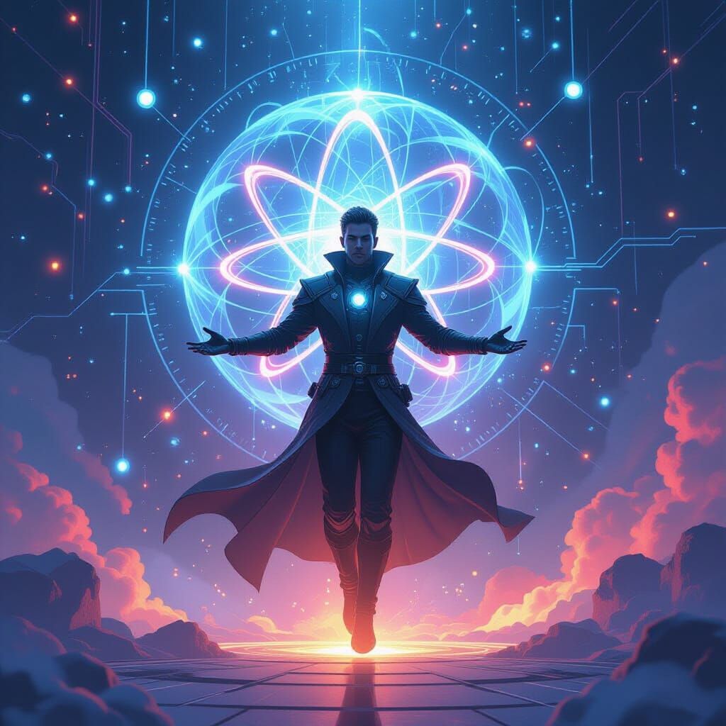 Thought-Energy Engineer in Luminous Mental Space