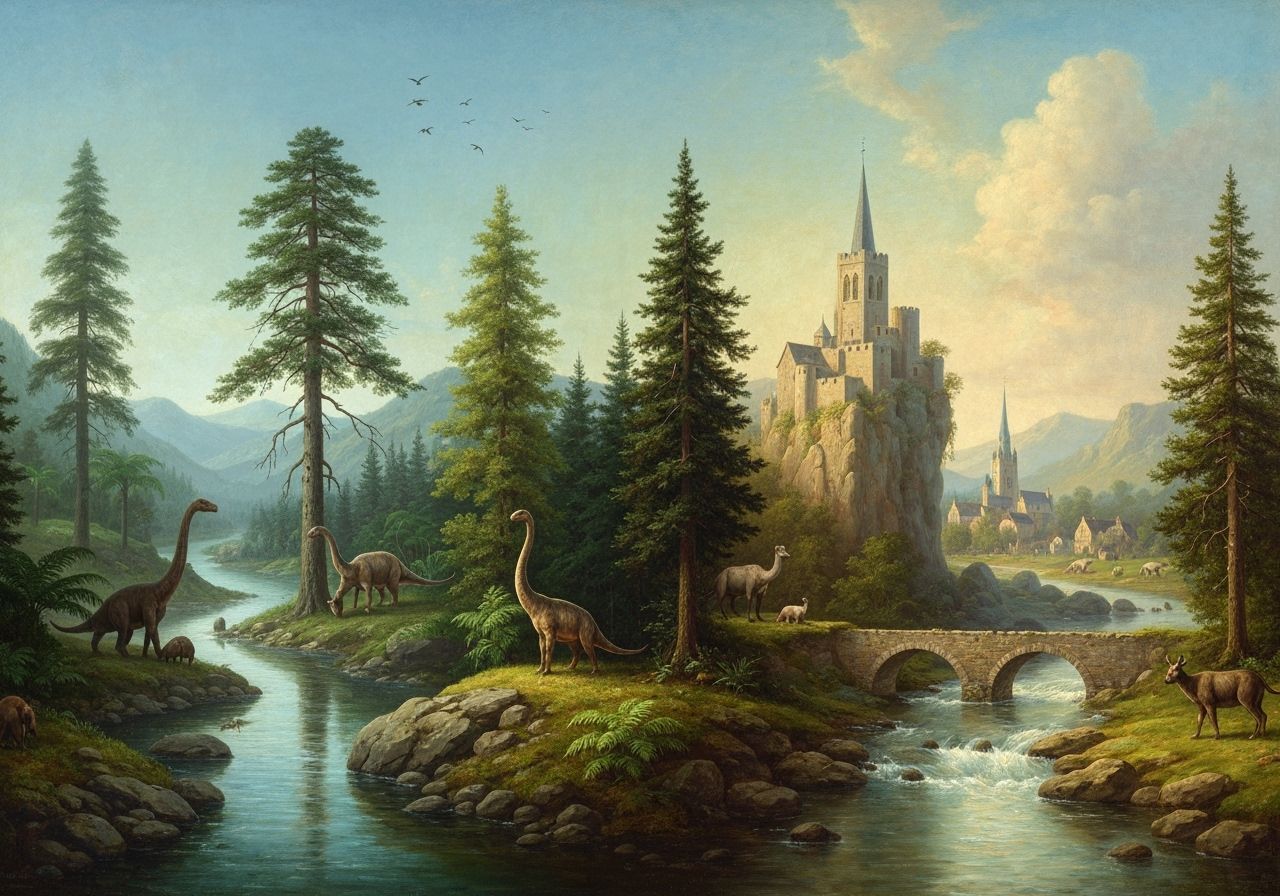 Temporal River Valley: A Landscape Evolution