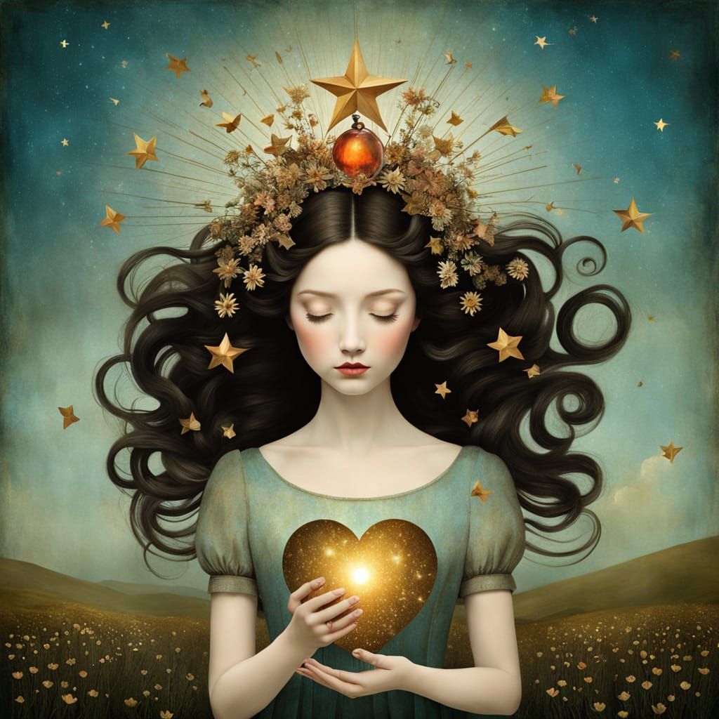 Magical Realism Art: Love Shines on Life