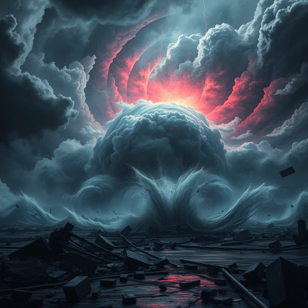 Typhoon: Dark Surrealism Meets Industrial Futurism