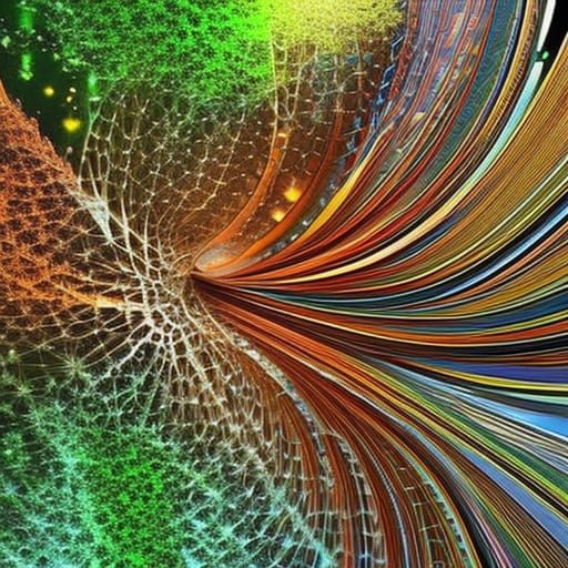 Mosaic Underwater World in Splash Art Style