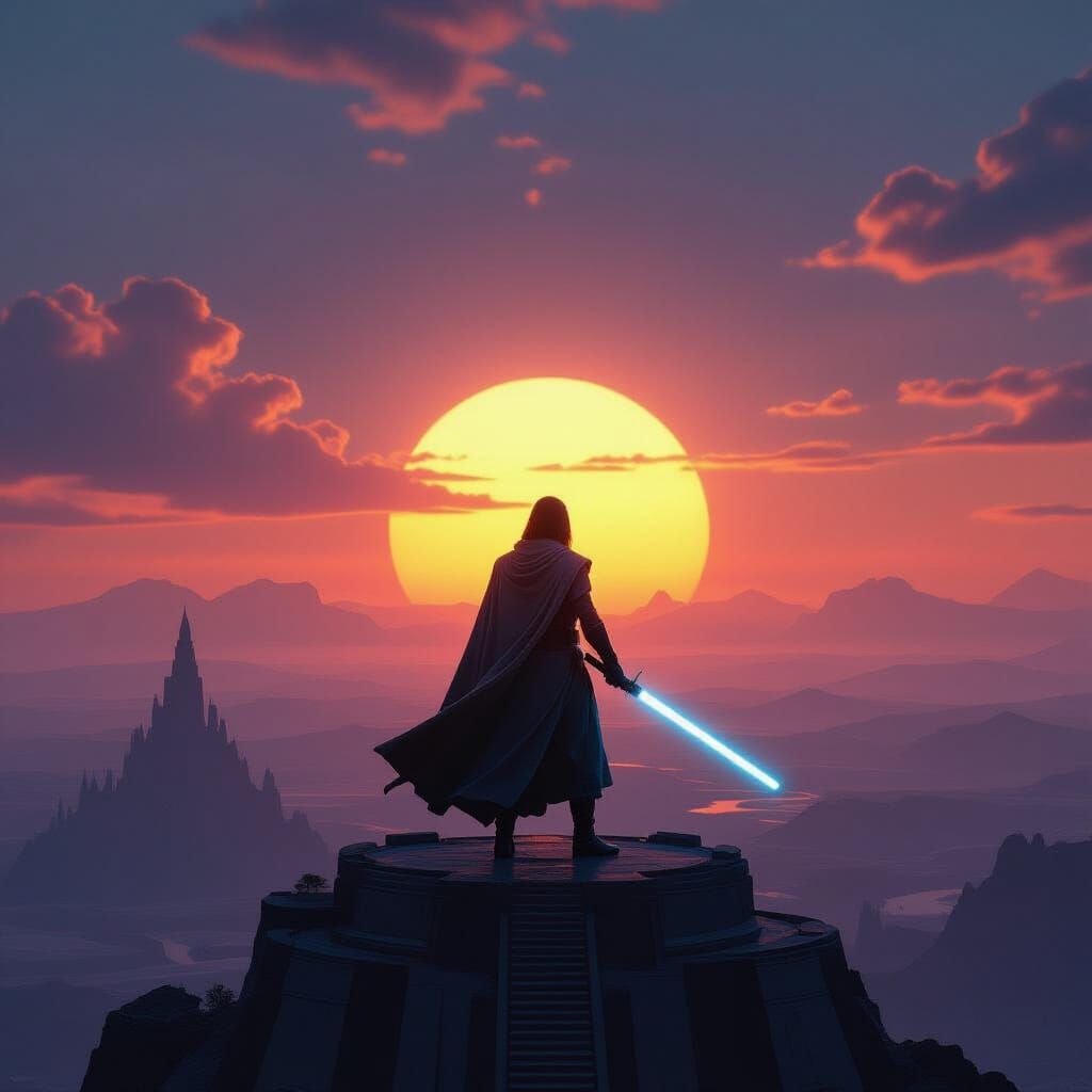 Jedi Citadel at Double Sunset