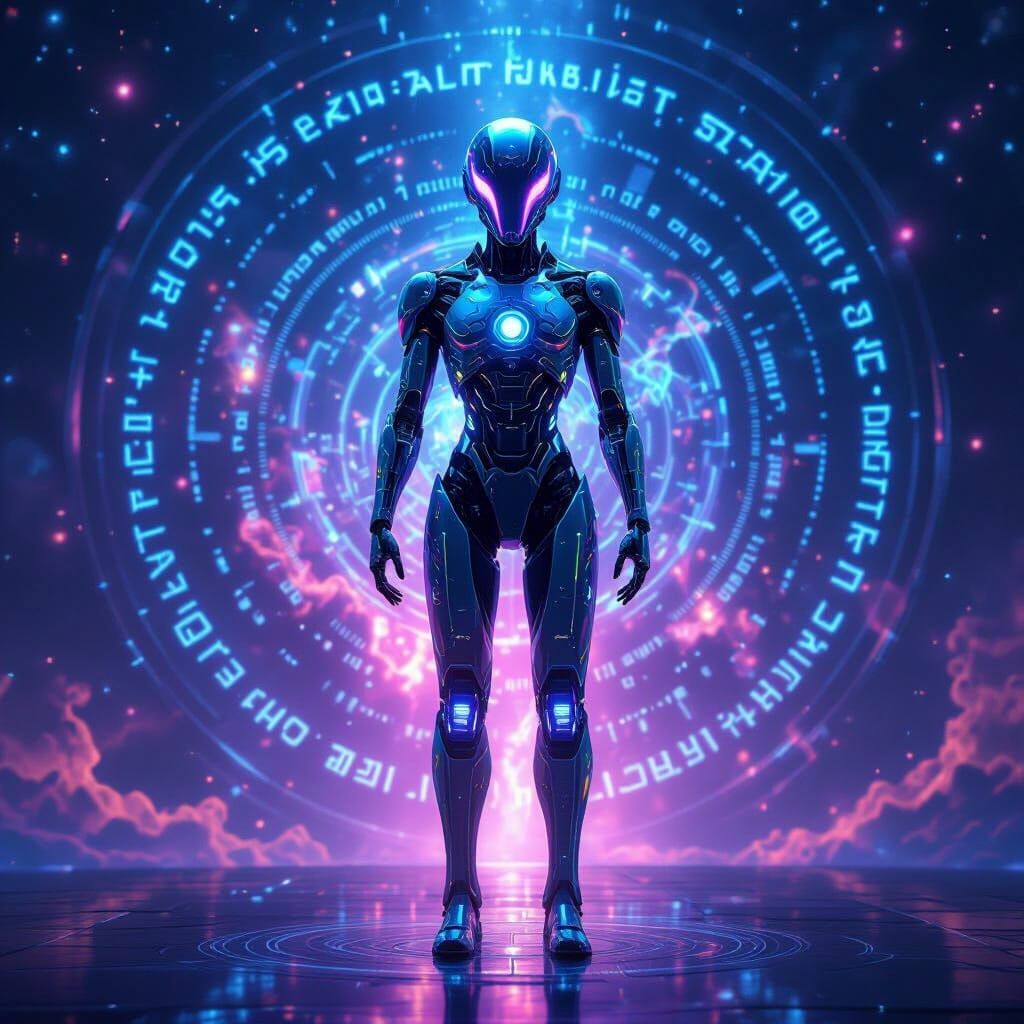 Holographic Robotic Avatar by Advanced Aliens