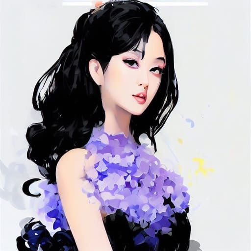 Ornate High-Fantasy Dress with Abyssal Tendrils