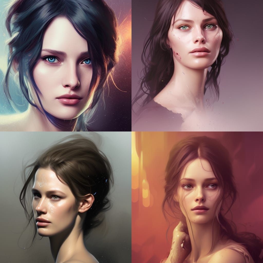 Arwen Undómiel Portrait in Hyperdetailed Style