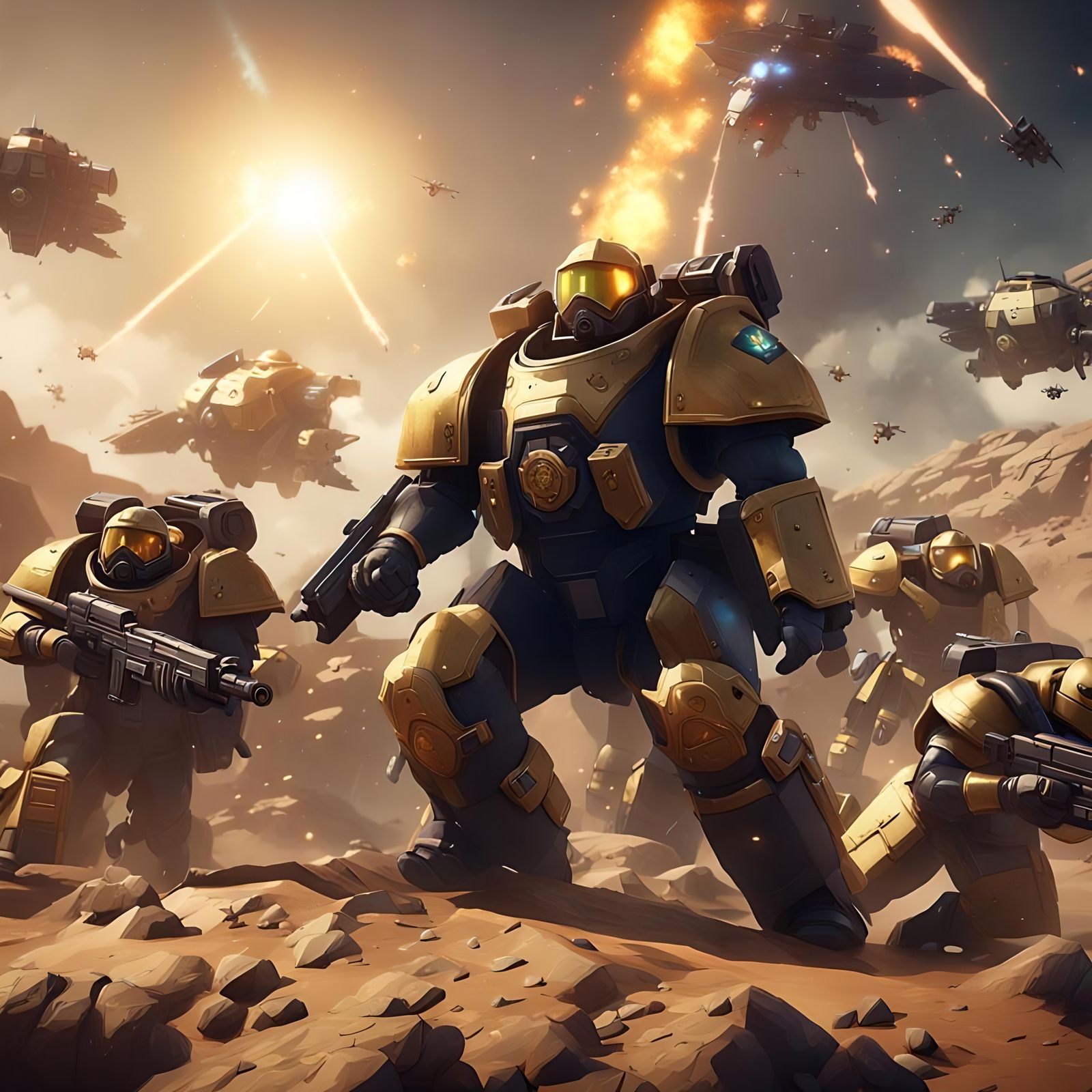 Helldivers 2: Epic 3D Game Cinematic