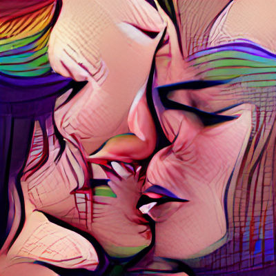 Sapphic Art Generated by AI