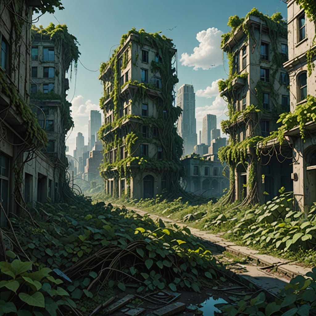Nature Reclaims Abandoned City: A Silent World Reborn