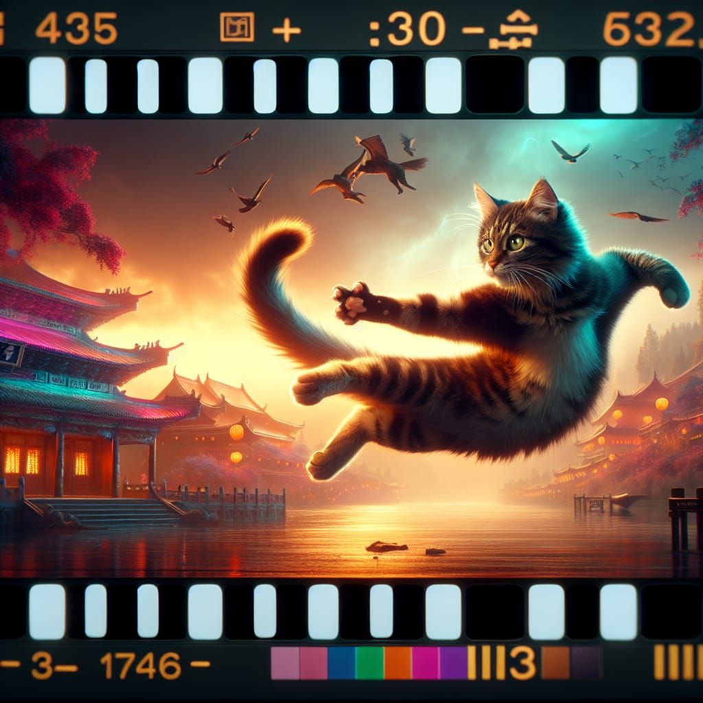 Kung Fu Cat: Cinematic Masterpiece of Feline Agility