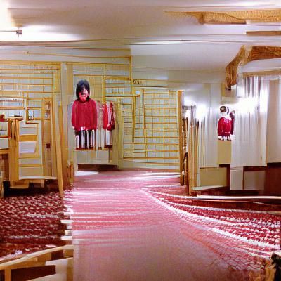 Eerie Scene Inspired by 'The Shining'