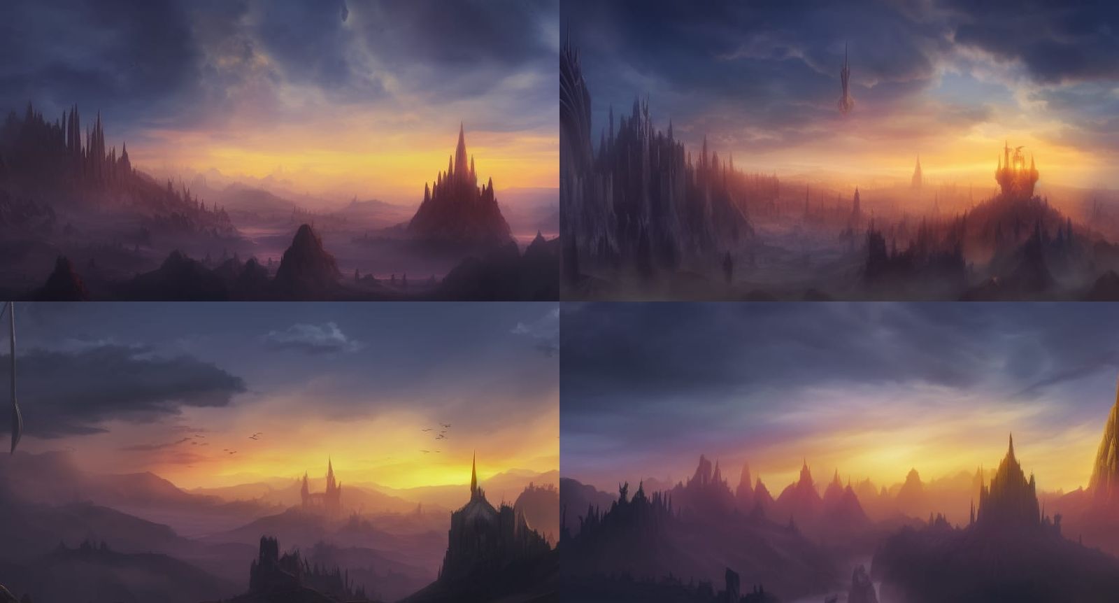 Cinematic Fantasy Landscape: A Visual Journey