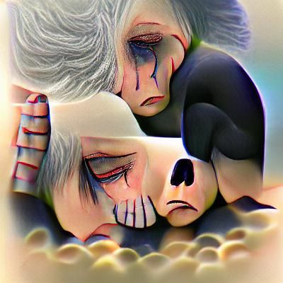 Abstract Grief: A Somber AI Interpretation