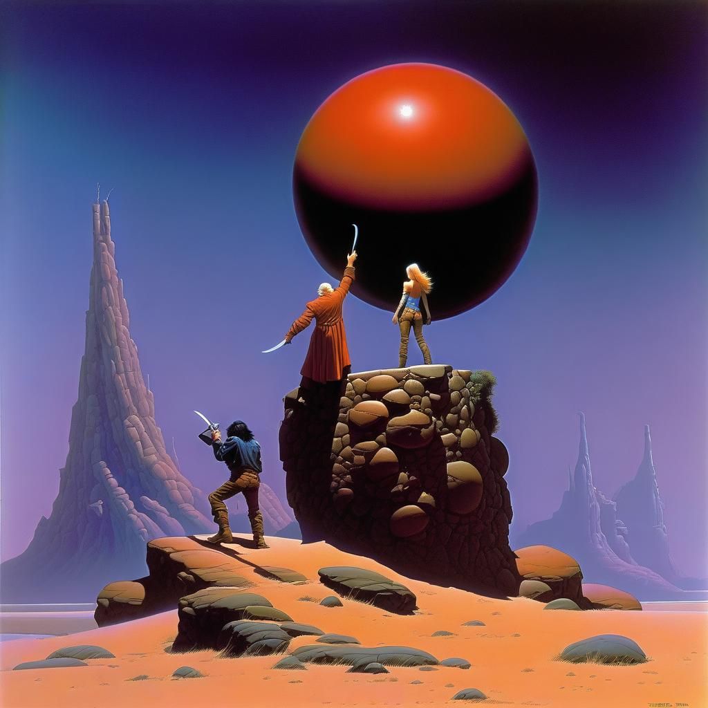 Imaginative Realism Art in Science Fiction Style