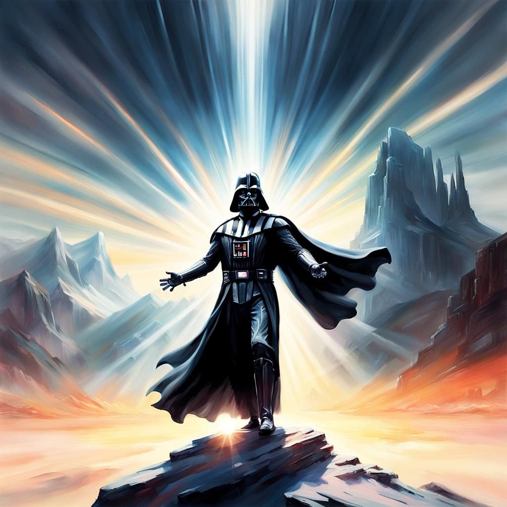 Darth Vader in Heavenly Radiance