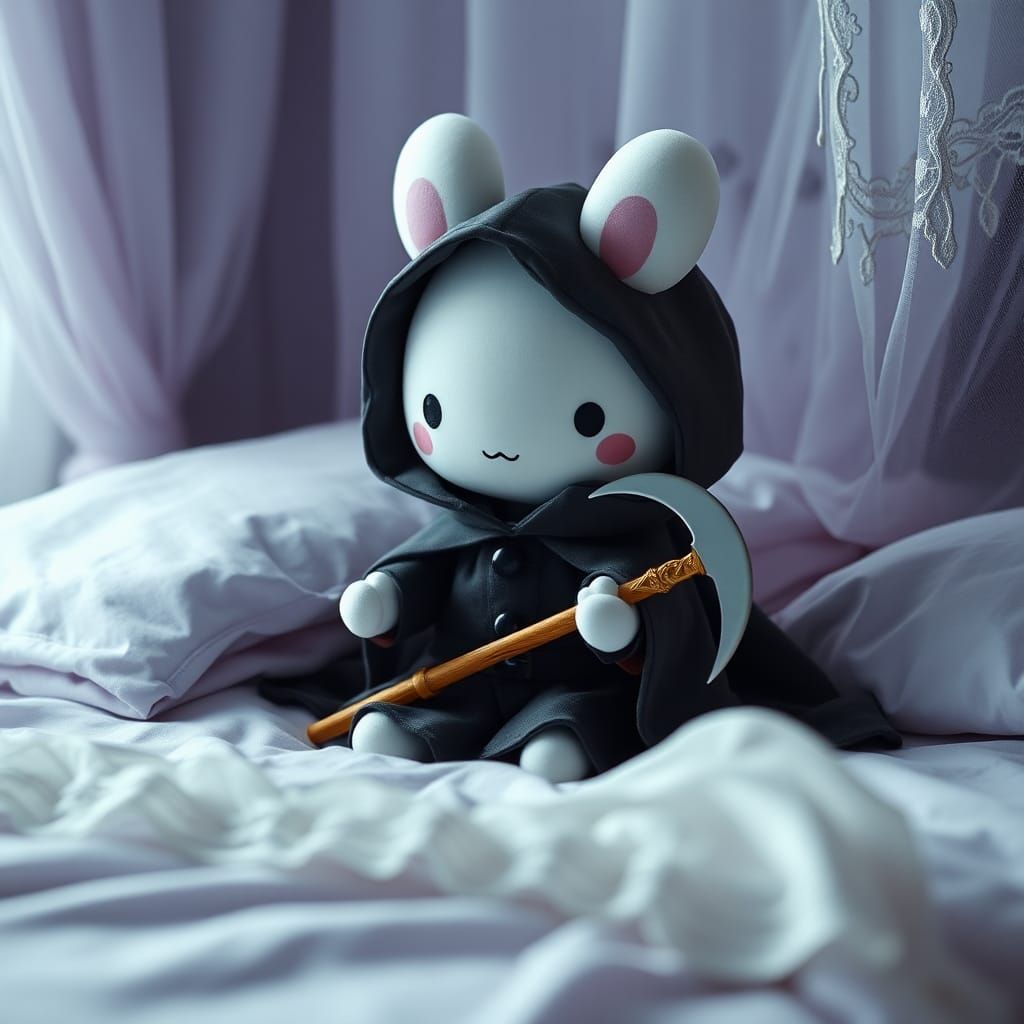 gentle Cinnamoroll Grim Reaper,