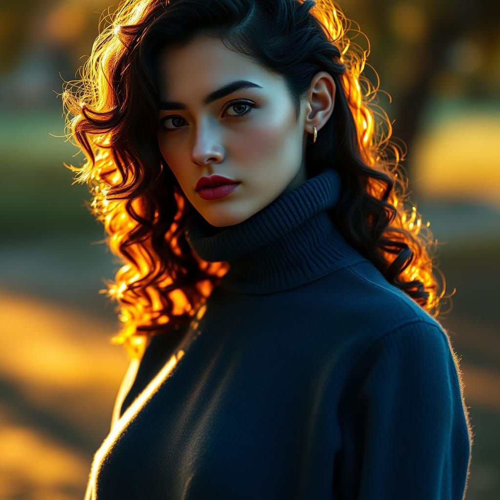 Effortless Elegance in a Serene Morning Light