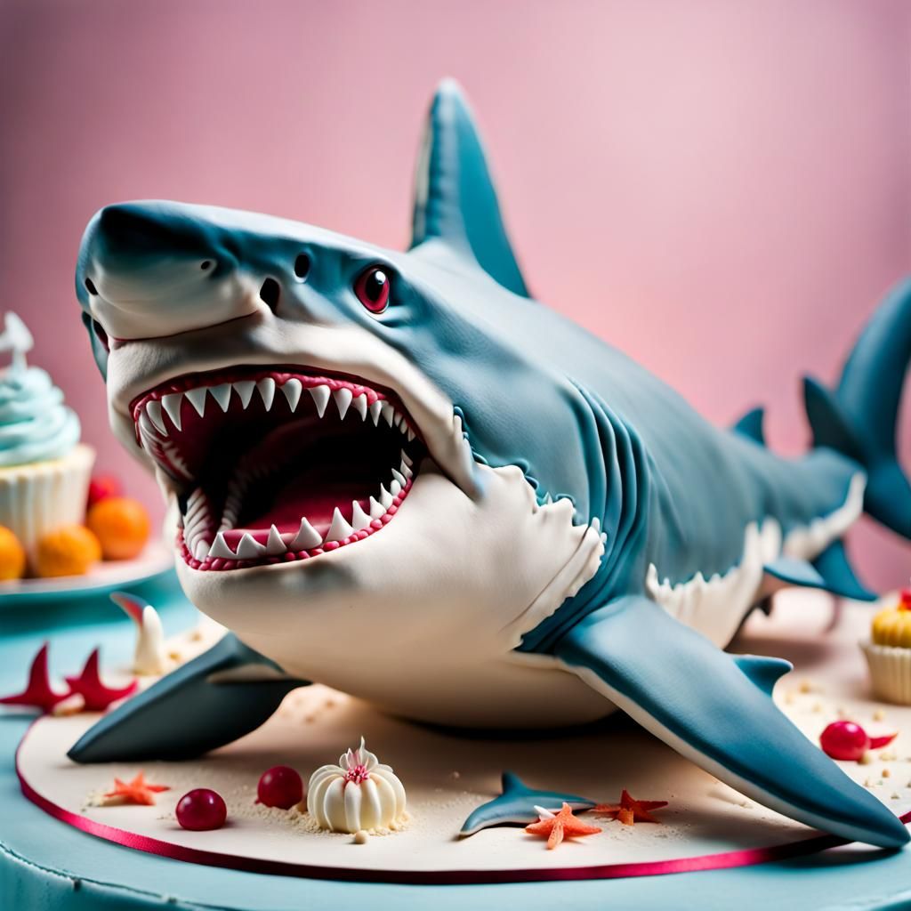Shark cake 🦈